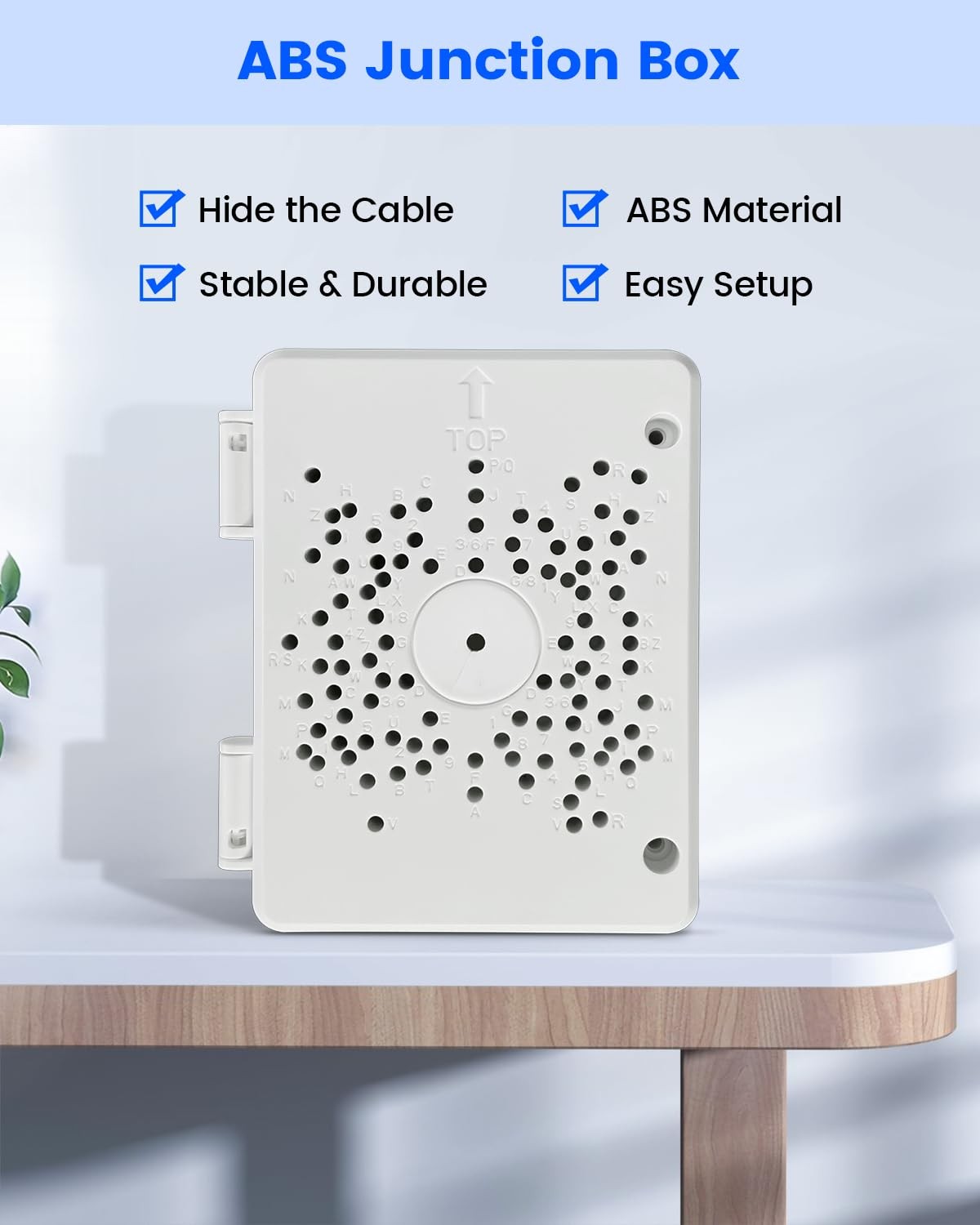 ABS Security Camera Junction Box for PTZ Scurity Camera, Outdoor IP65 Waterpr…