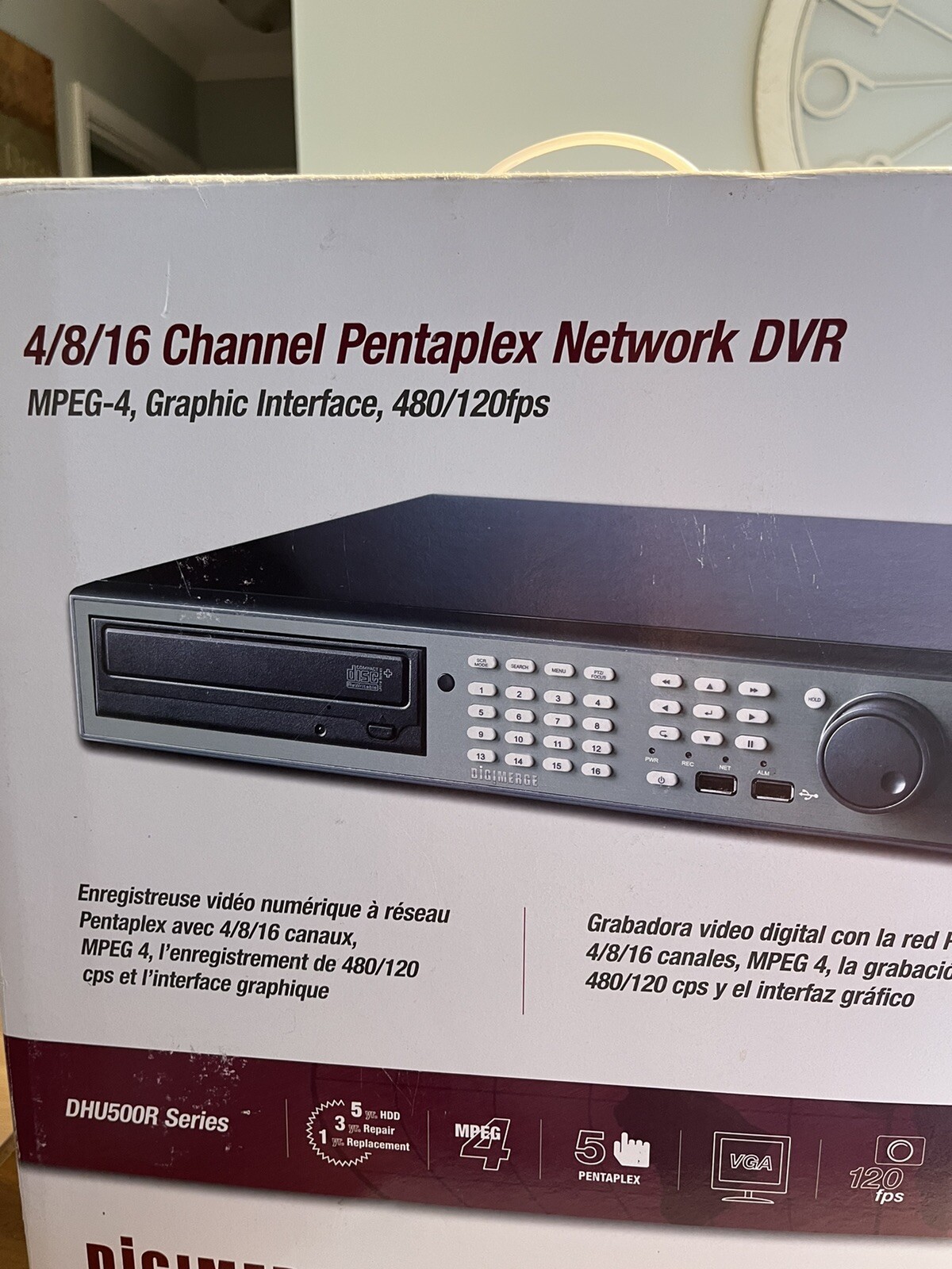 Digimerge 16 CH Network DVR 250GB HDD DVD-RW Model DHU516251R