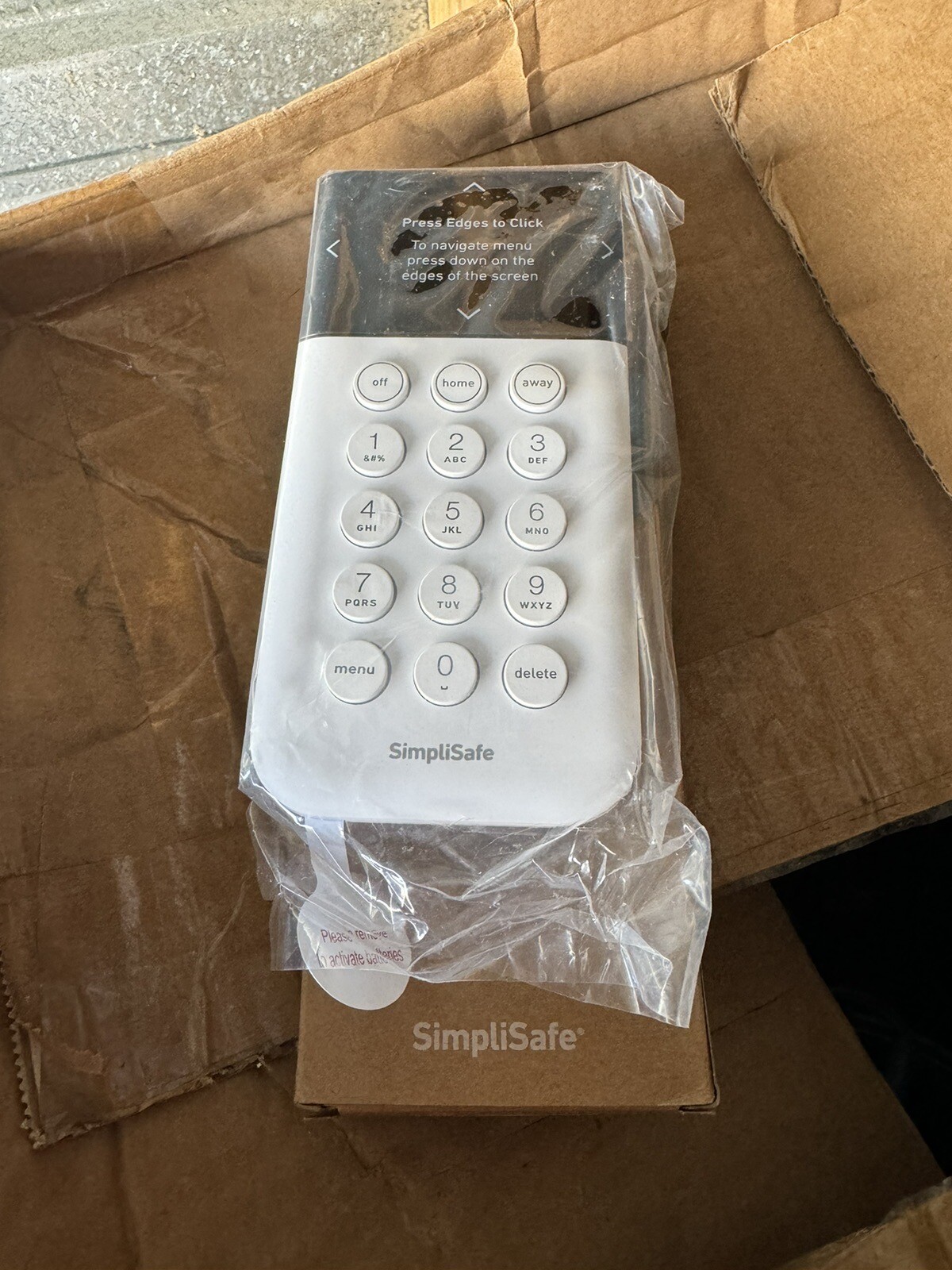 SimpliSafe Base Station, Keypad & Indoor Camera And Stand BS3W SSCM1 SSKP3