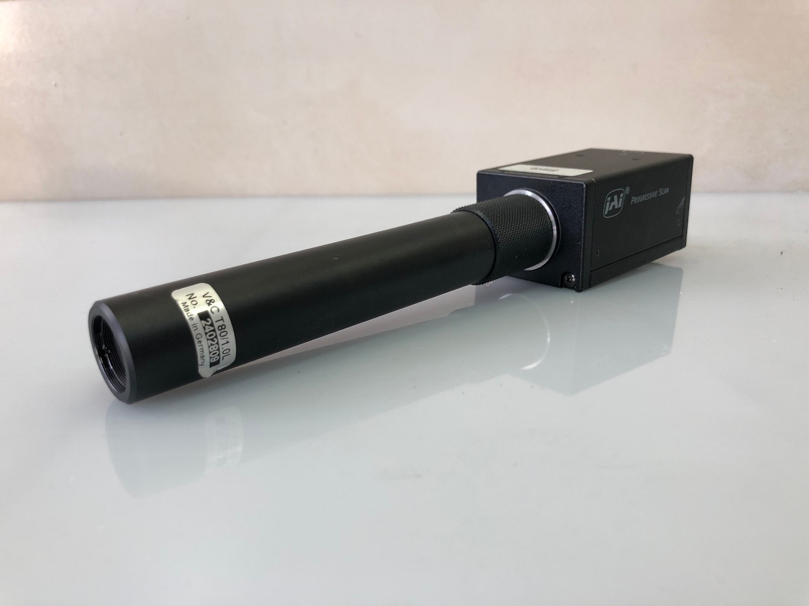 JAI CV-M40 CCD Video Camera with V&C T80/1.0L Lens
