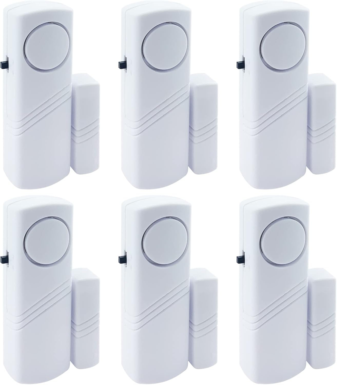 Wireless 90DB Window & Door Alarms for Kids Safety – 6 Pack Security Solution