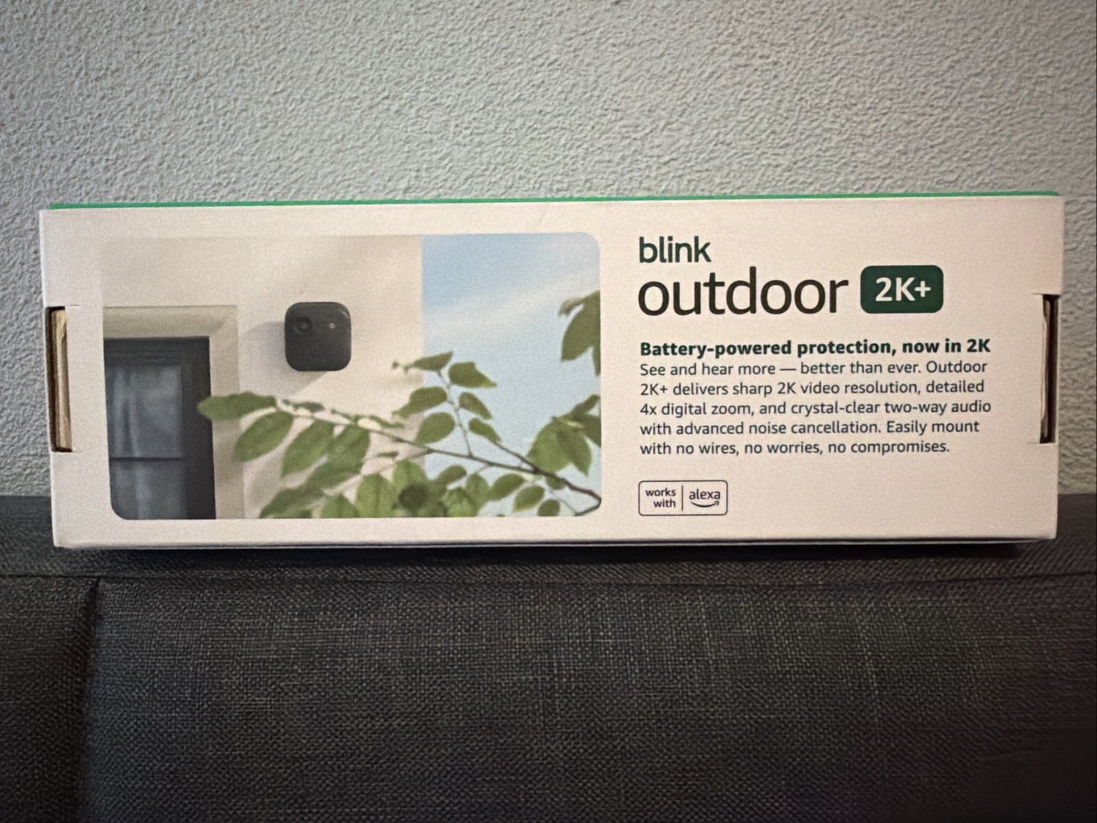 Blink – Outdoor 2K+ Wireless Smart Security Camera, 2K video, Two-way audio NEW