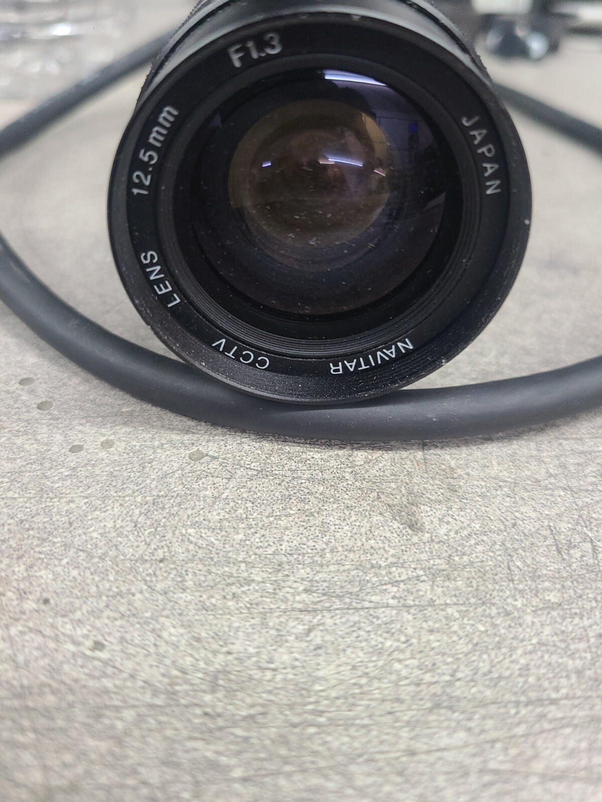 Panasonic WV-CD50 CCTV Camera W/ Navistar cctv lens 12.5 mm