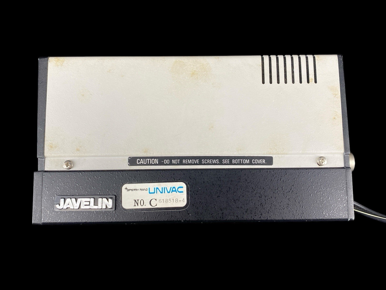 Javelin TV Camera Model JE3010 Japan Surveillance w/ Bausch & Lomb Adapter