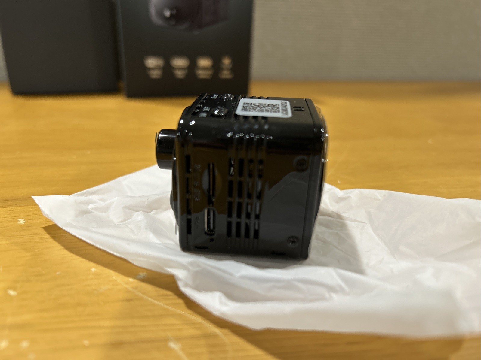 4K Mini Dual-Band 2.4/5GHz WiFi Indoor with AI Human Detection Night Vision