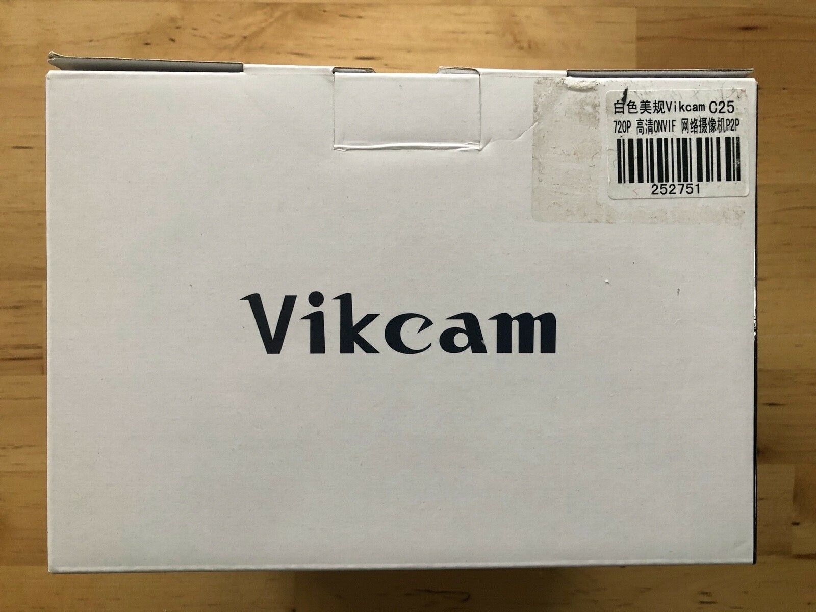 Vikcam C25 WiFi 720P IP Camera White New Home Pet Security iOS Windows Android