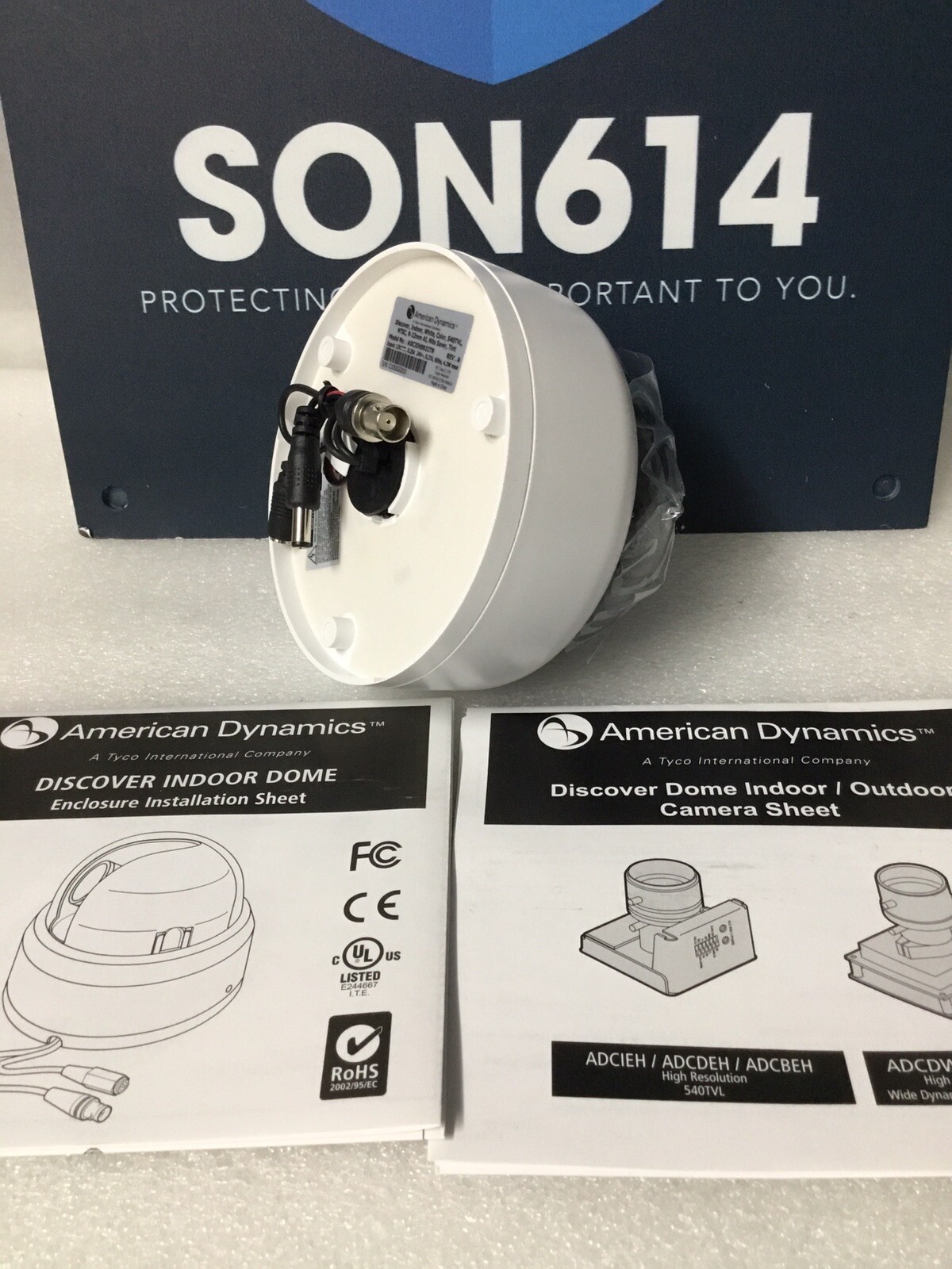 Security Vivid Color Camera W/ 540TVL 9-22m NTSC NiteSaver Dome ADCIEH0922TN NEW