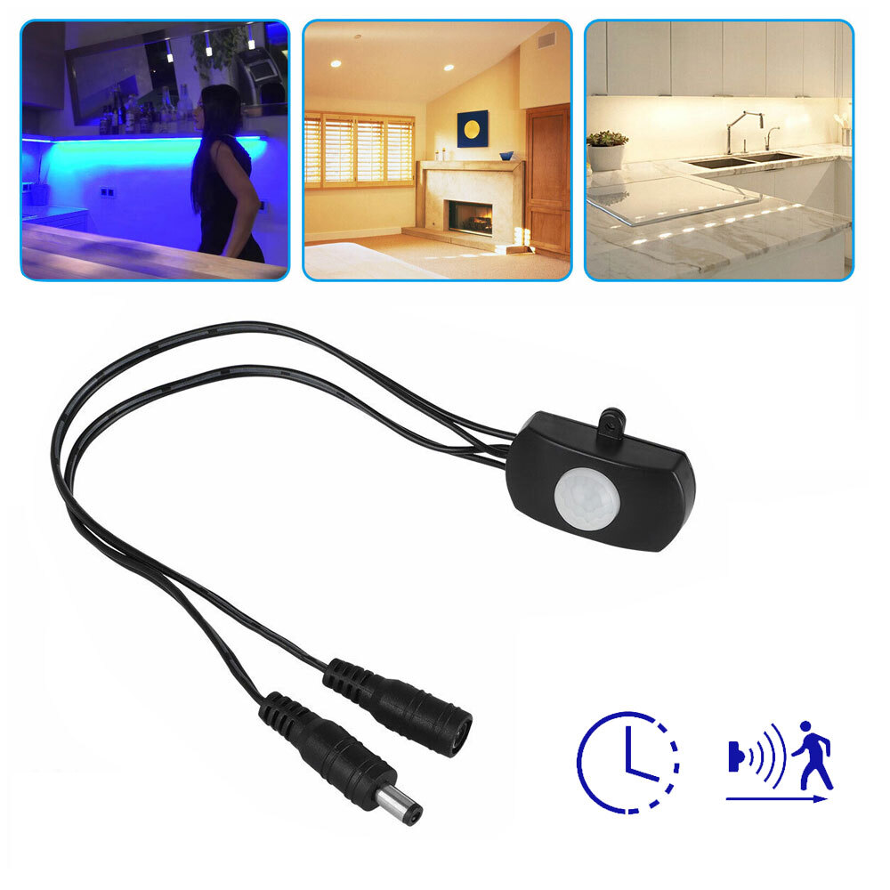 Automatic Infrared PIR Motion Sensor Detector Switch for LED Strip Light 5V-12V