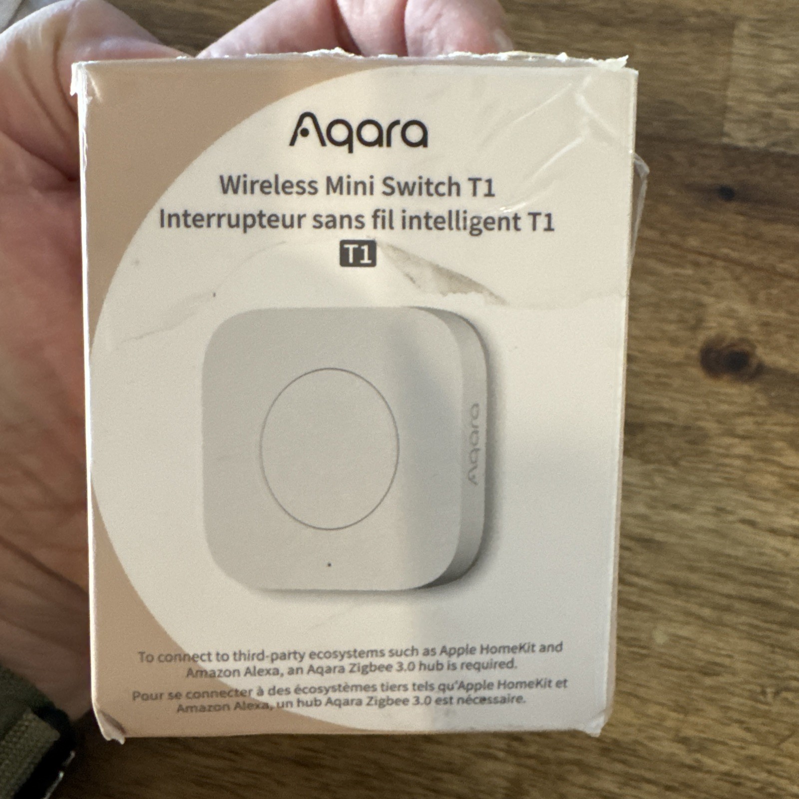Aqara Wireless Mini Switch T1 – Aqara Hub Required