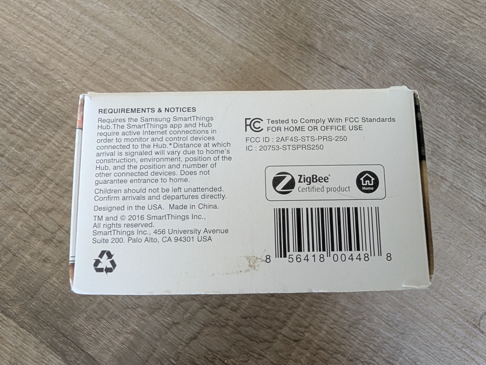 *2x* Samsung SmartThings Arrival Sensors White STS-PRS-250 Boxed
