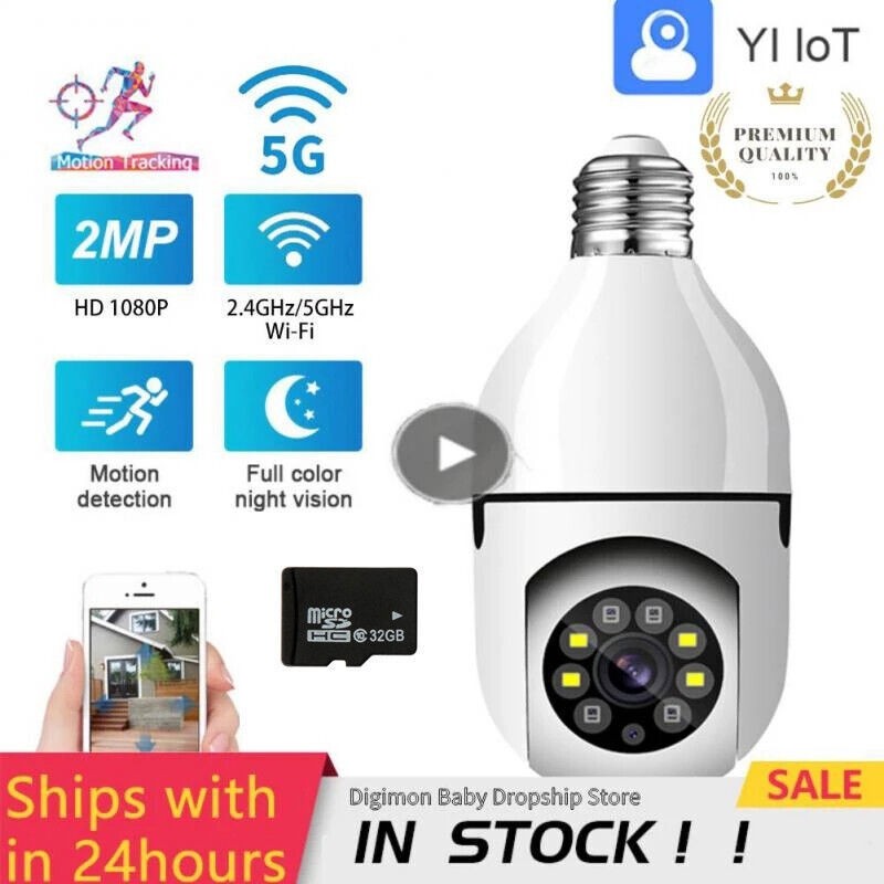 5G/2.4G Surveillance IP Camera 5X Zoom Outdoor WiFi Camera Color Night Vision US