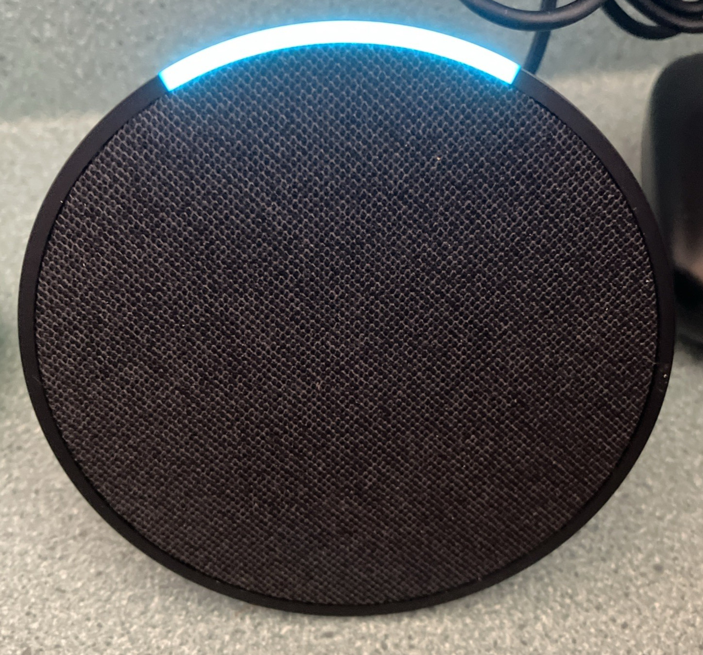 Amazon Echo Pop Alexa Smart Speaker, C2H4R9. Black. w/Power Cord. VERY GOOD.
