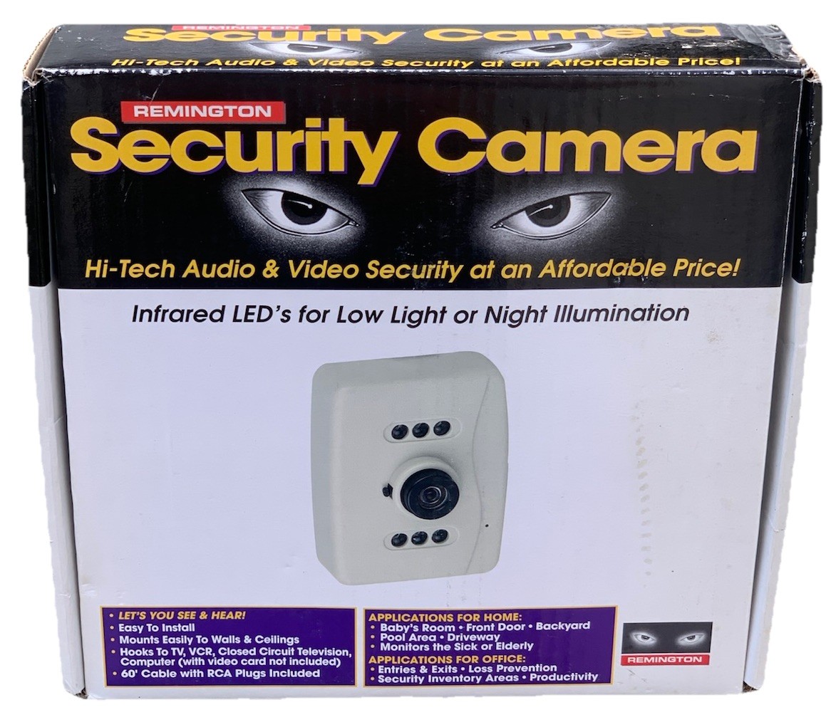 Vintage Remington Security Camera Hi Tech Audio And Video Model 00807