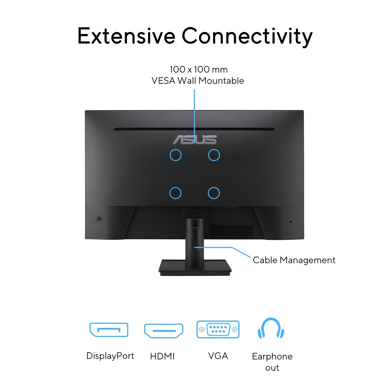 Asus 27 1440P Eye Care Monitor Va27Aq – Ips Qhd 2560 X 1440 99 Srgb Frameless