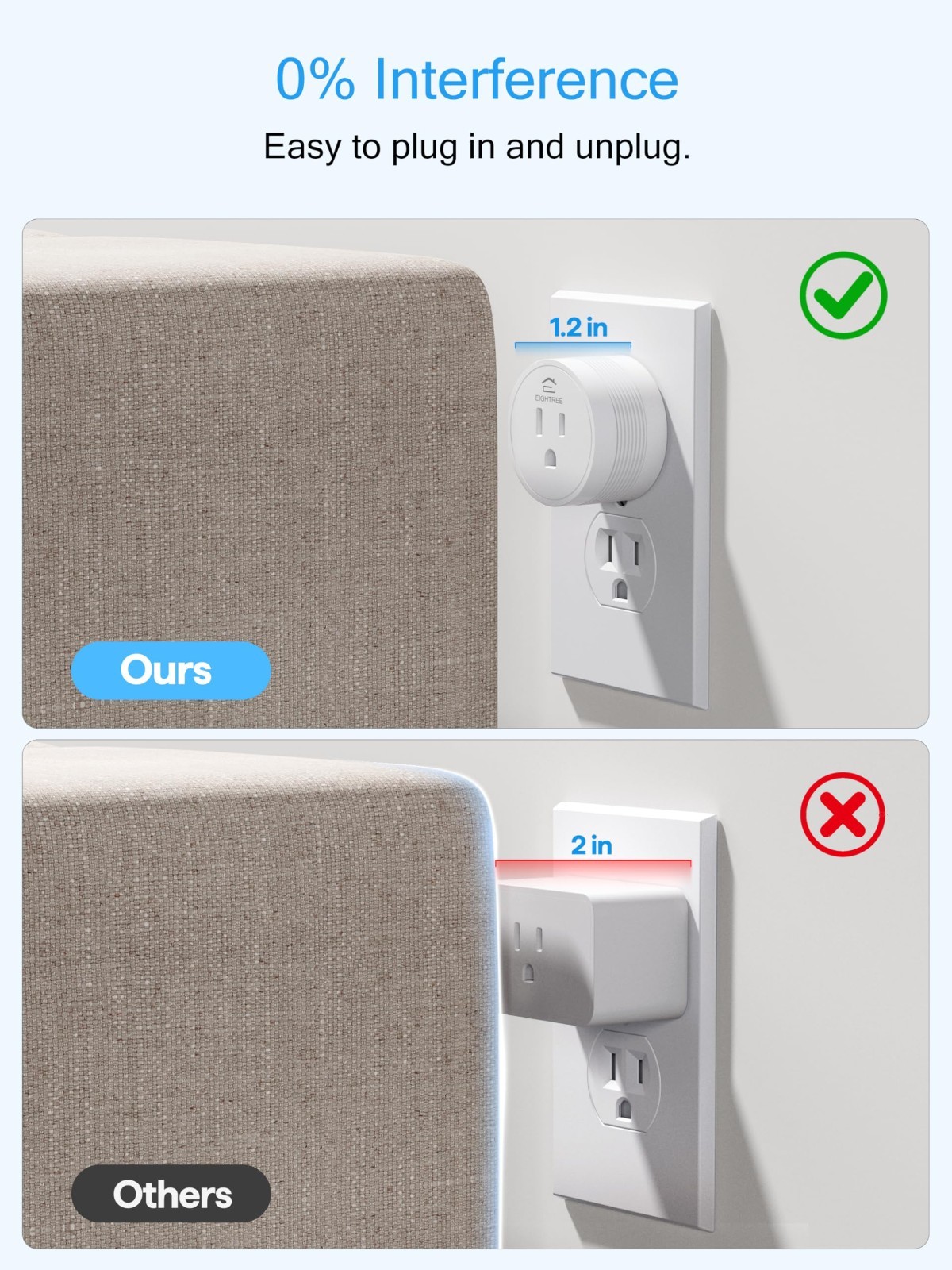 Smart Wi-Fi & Bluetooth Plug for High-Power Appliances, Alexa & Google Home Comp