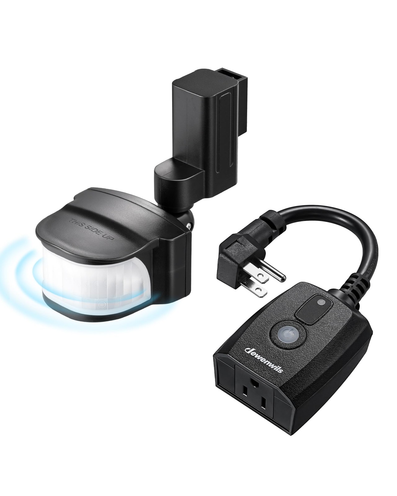 DEWENWILS Motion Sensor Outlet, Indoor Outdoor Motion Sensor Plug Outlet, Adj…