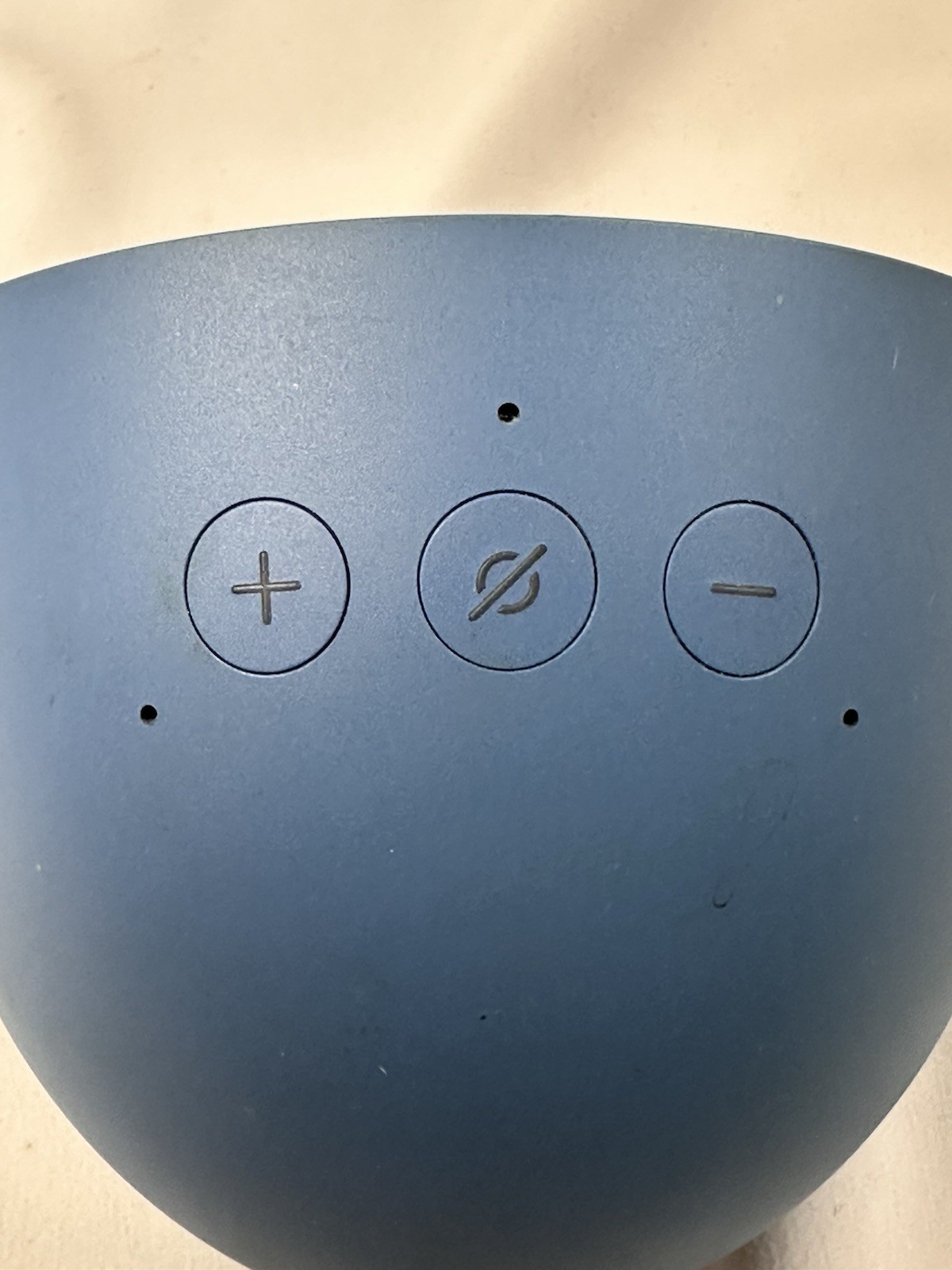 Amazon Echo Spot Smart Alarm Clock Alexa Ocean Blue BV84J9 Used Working