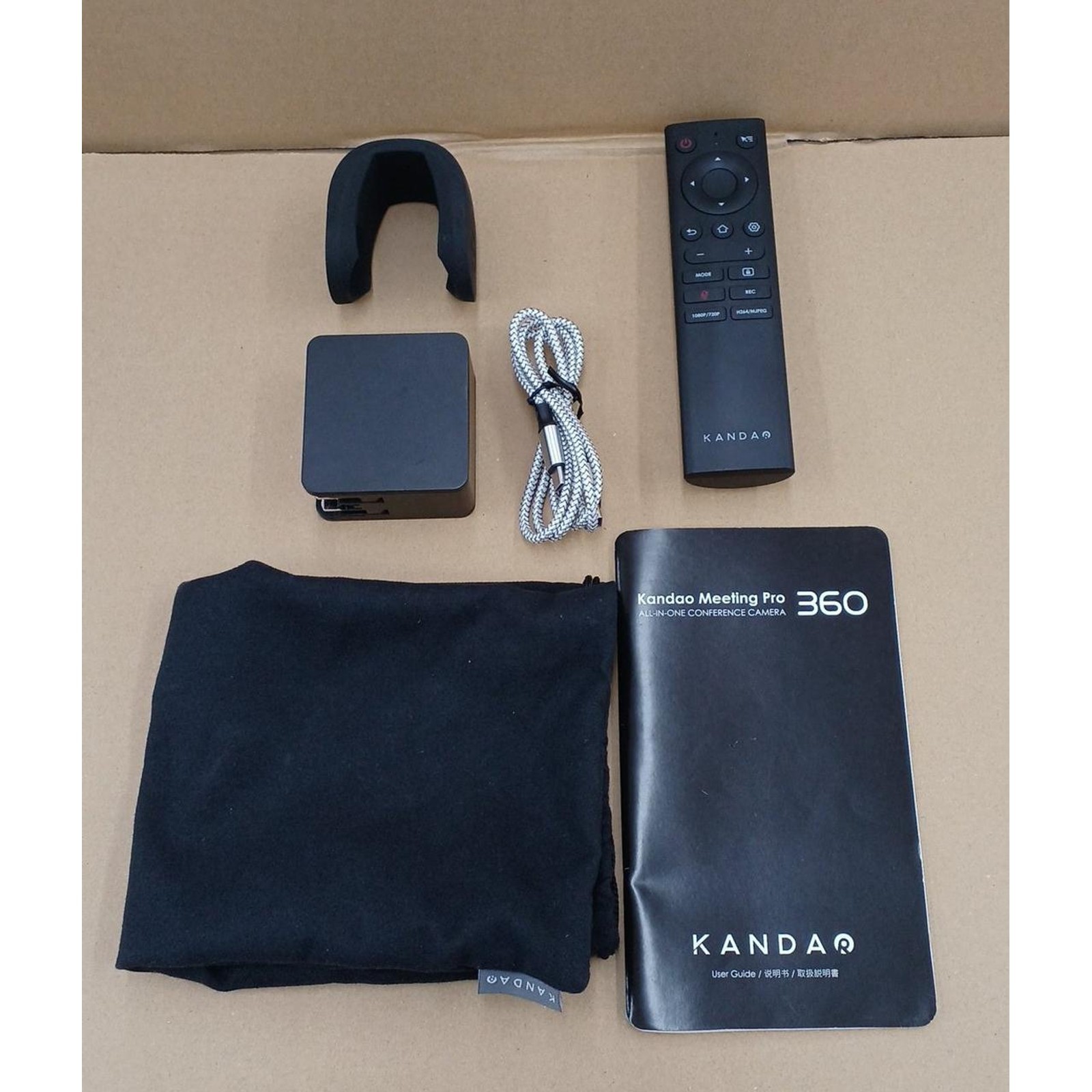 Kandao Meeting Pro 360° 4K Webcam AI Tracking 8-Mic Noise Canceling Used