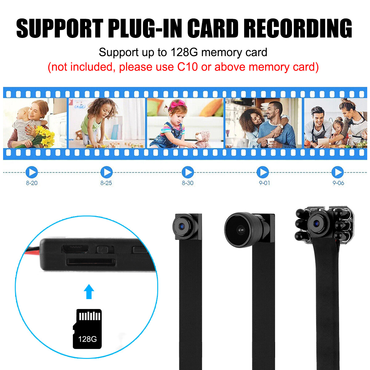 WIFI Mini Camera Module Motion 1080P HD Night Vision Home Security Pinhole Cam