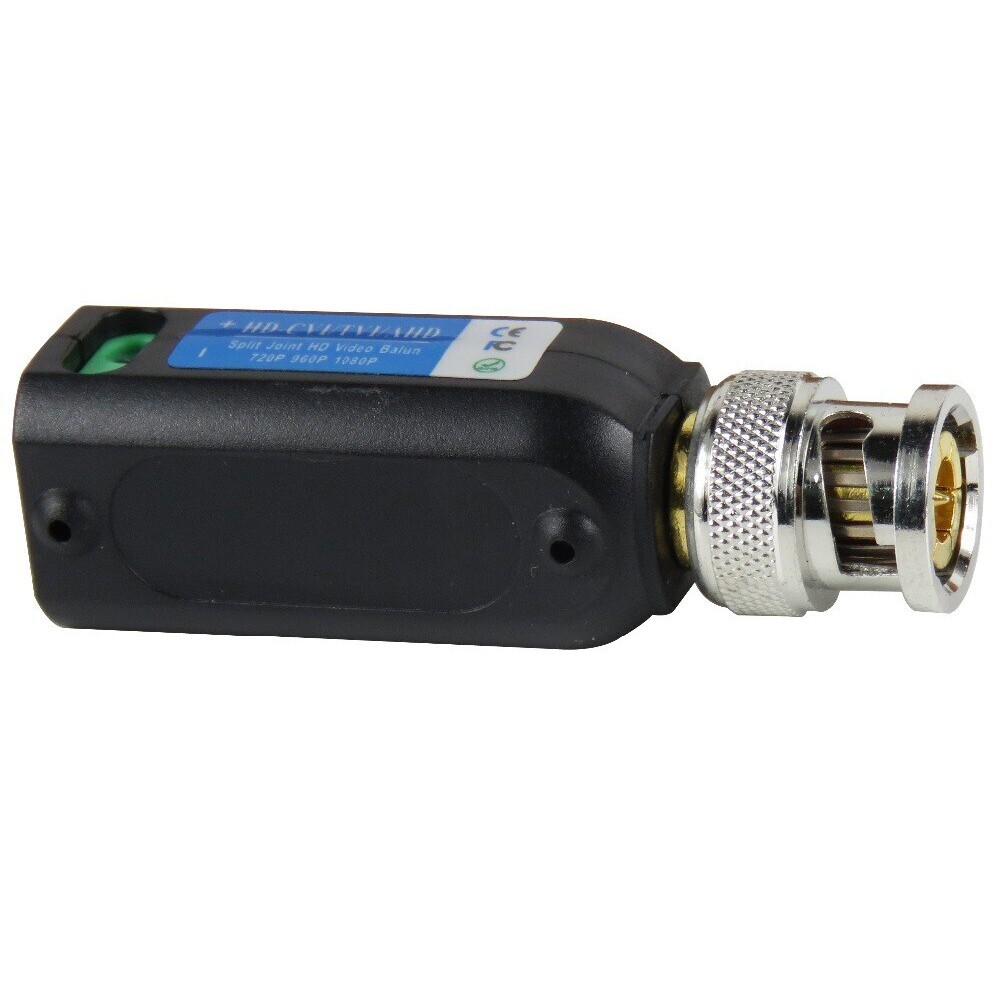 4 Pcs HD 1CH Passive Video Balun Compatible W/ All HD-CVI TVI AHD SCT-218B