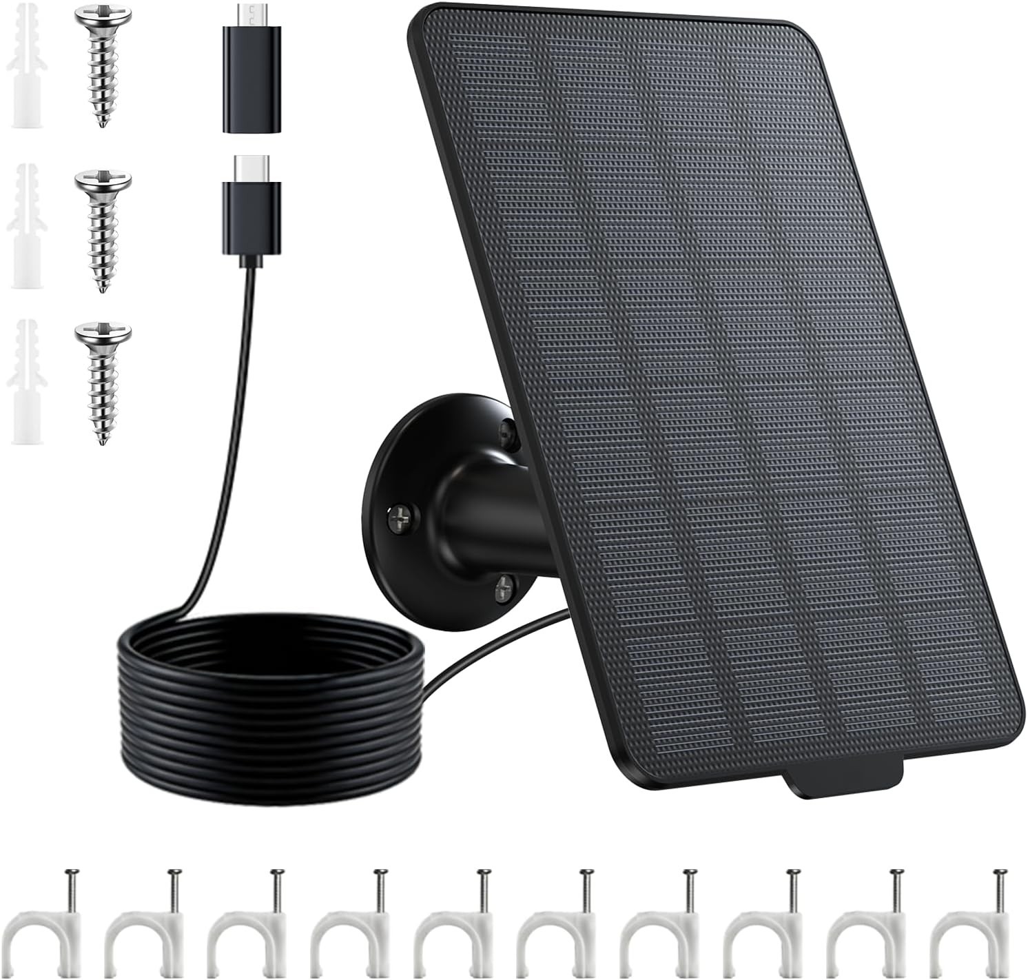 Durable 3W Solar Panel with Waterproof Design – Perfect for Outdoor Cameras