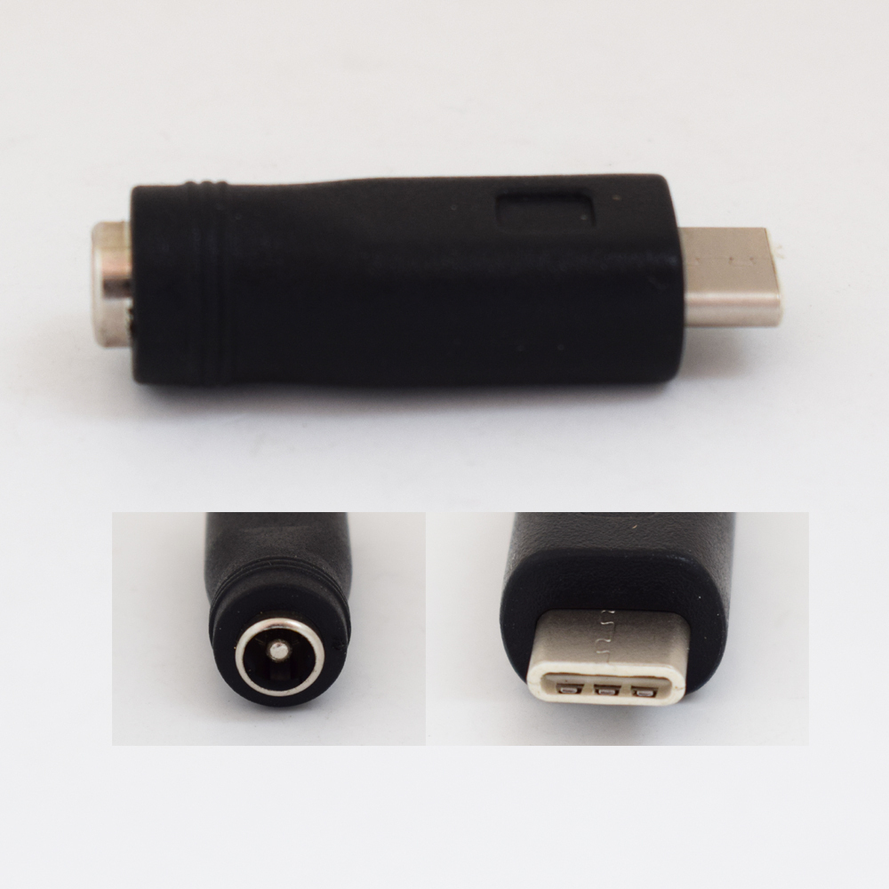 50pcs Type-C Male to DC Power 5.5×2.1mm Female Jack Converter Charger Adapter