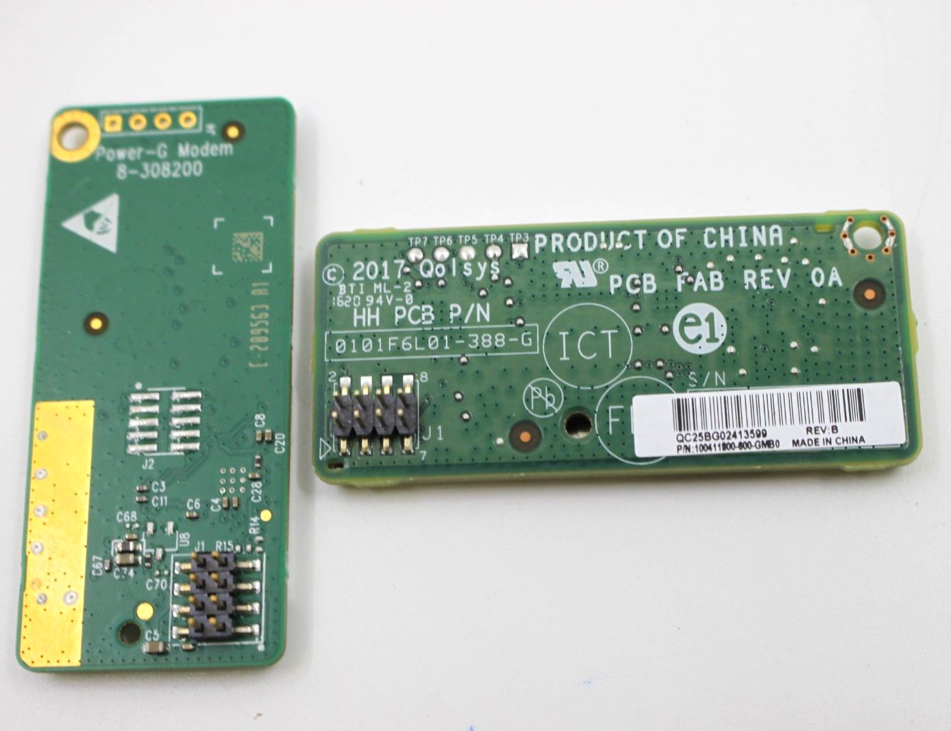 Tyco Qolsys Power-G Modem LP V4 916MHz Alarm RF Module Board Set QS-SRF345