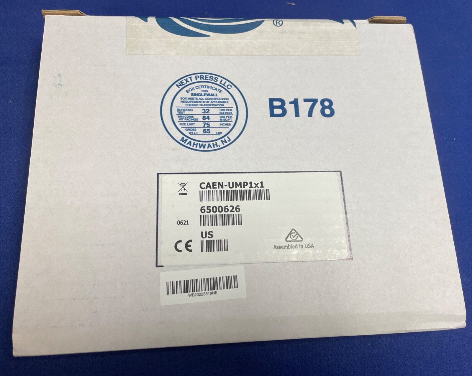 Crestron CAEN-UMP1x1, Mounting Plate for CAEN Automation Enclosures-NEW Sealed