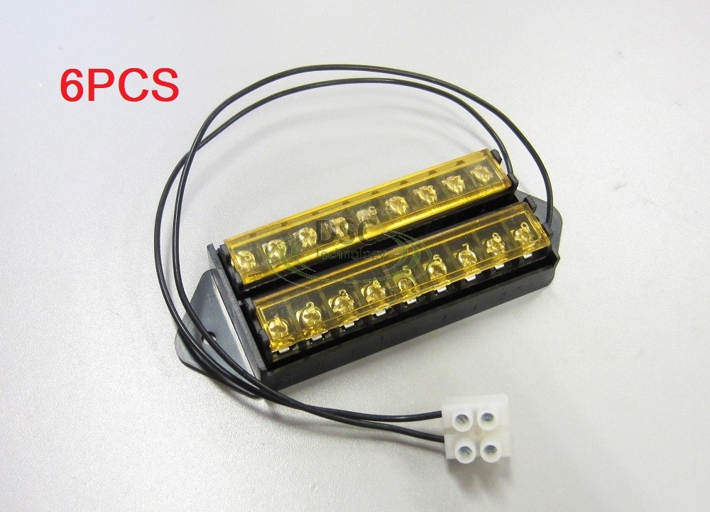 Wholesale (6PCS) 8 Way Terminal Block Bus Bar – Splits 1 Input to 8 Out