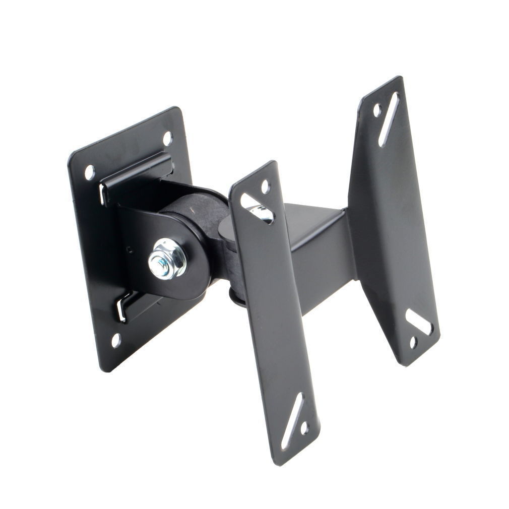 Tilt Swivel TV Wall Mount Stand Bracket LCD LED Monitor 14 17 19 20 21 24 Black