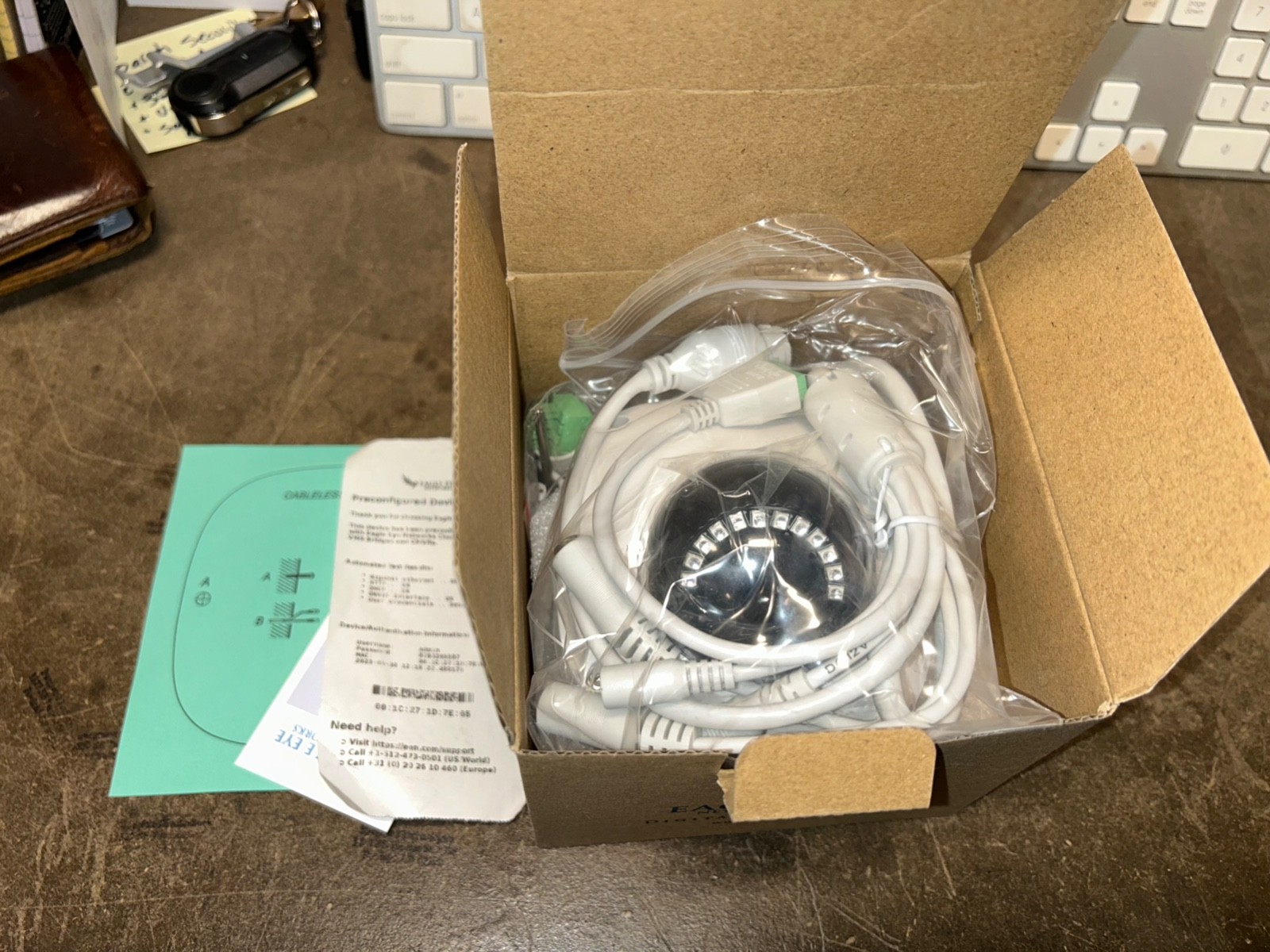 Eagle Eye Networks EN-CDUM-008B Digital IP Mini Dome Camera 2.8mm, 4MP, White