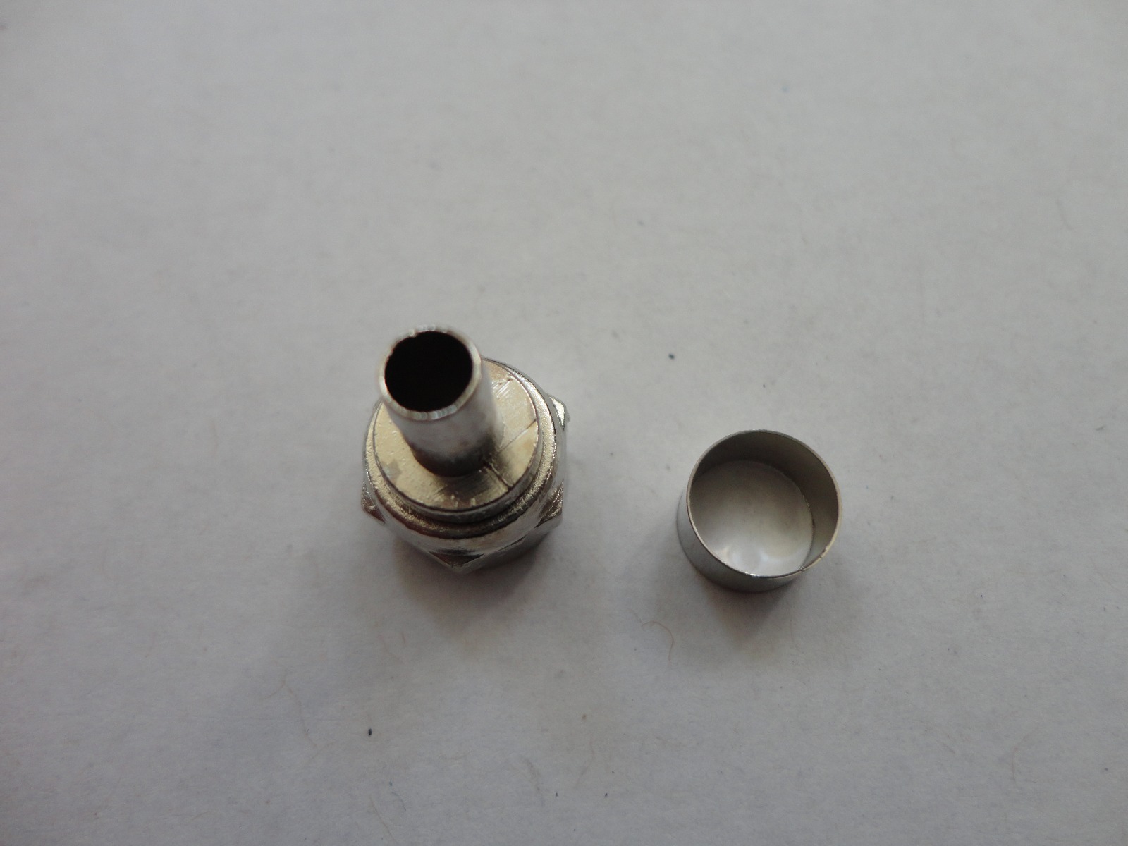 10 Pack – F-Type Connector with Crimp on Ring RG59U Coaxial Adapter Plugs