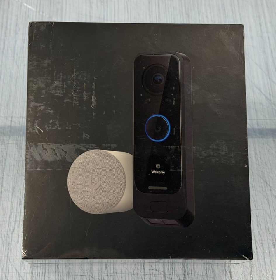NEW Ubiquiti UniFi G4 Doorbell Pro PoE Kit UVC-G4-DOORBELL-PRO-POE-KIT Black