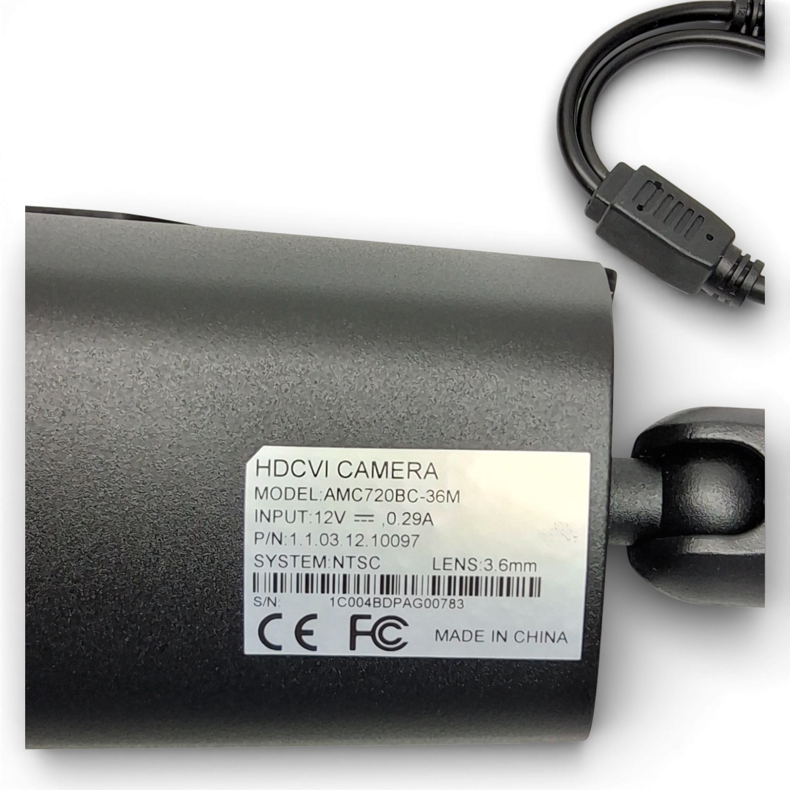 Amcrest Outdoor Bullet Security Camera 3.6mm AMC720BC-36M 720P HD