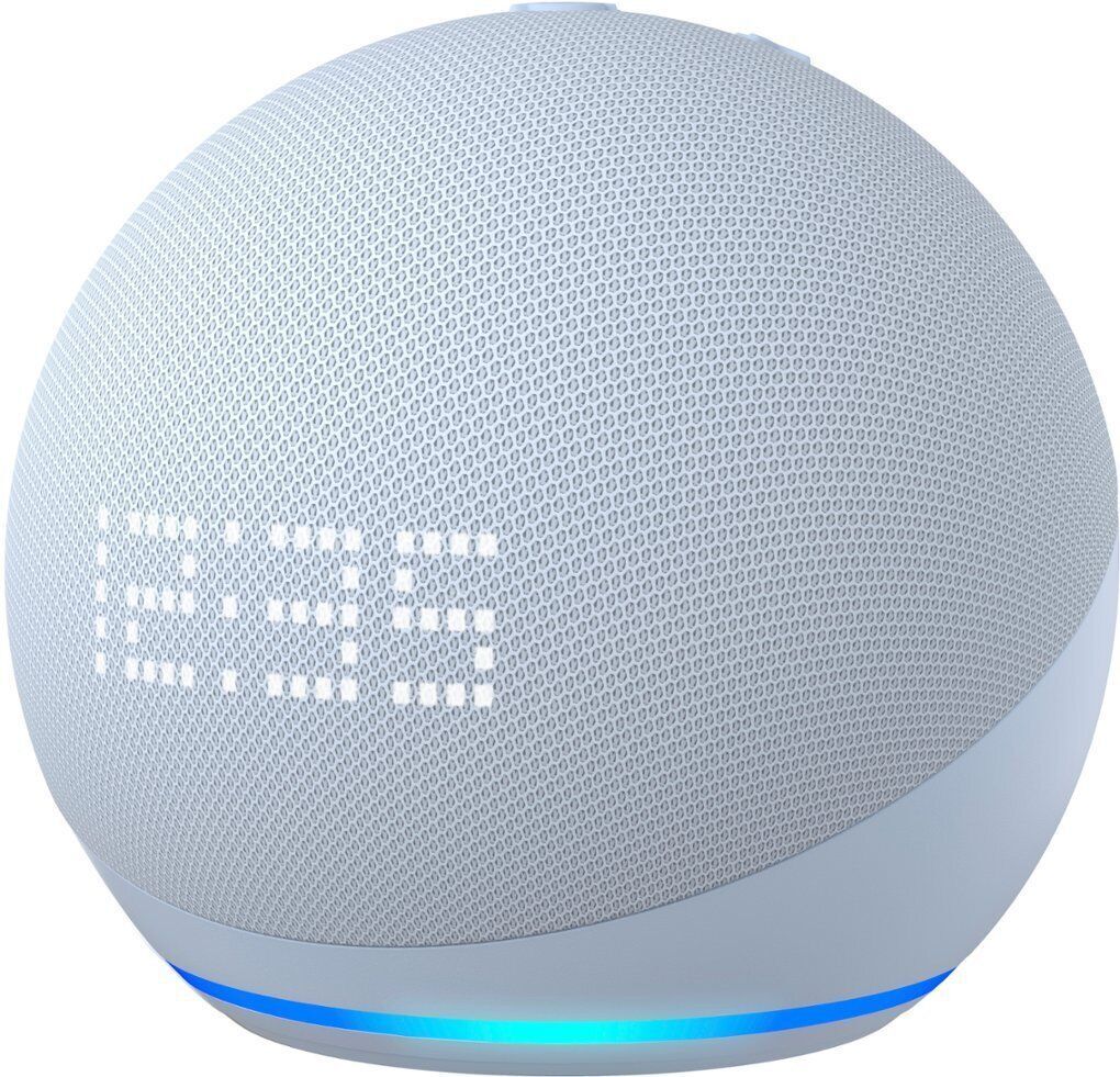 Amazon Echo Dot with clock 5th Gen. Smart Speaker – Cloud Blue