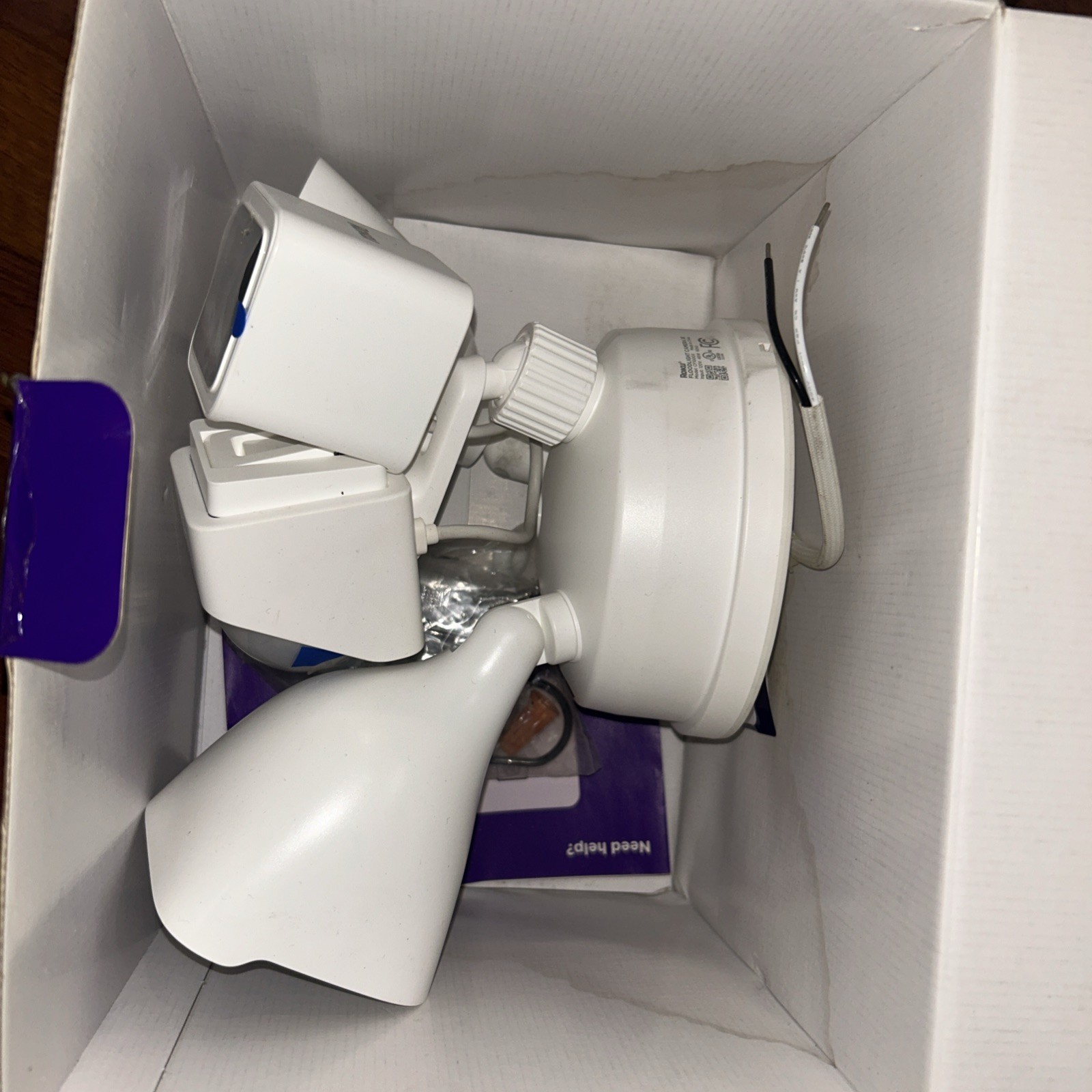 Roku Smart Home Floodlight Camera SE Wi-Fi Connected, Wired Surveillance Camera