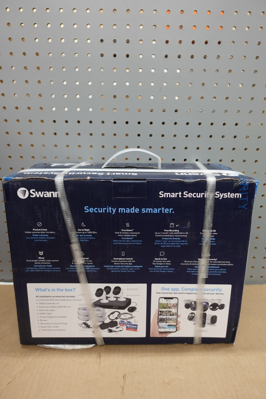 Swann Smart Security System Full HD 1080p 4 Channel Video Recorder Cameras