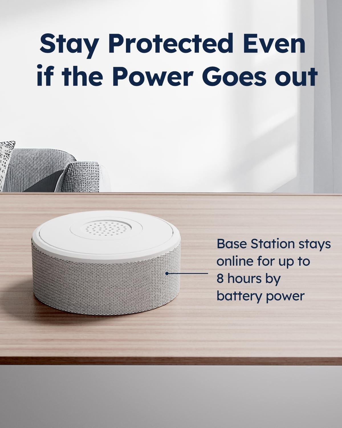 Tolviviov WiFi Door Alarm System White for House, Apartment with Phone APP Alert