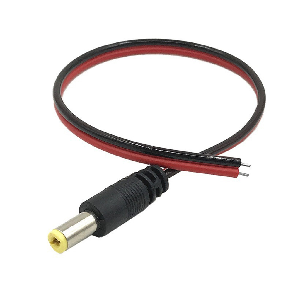 18AWG 28cm male female jack plug power supply 5.5 * 2.1mm 12V DC connector