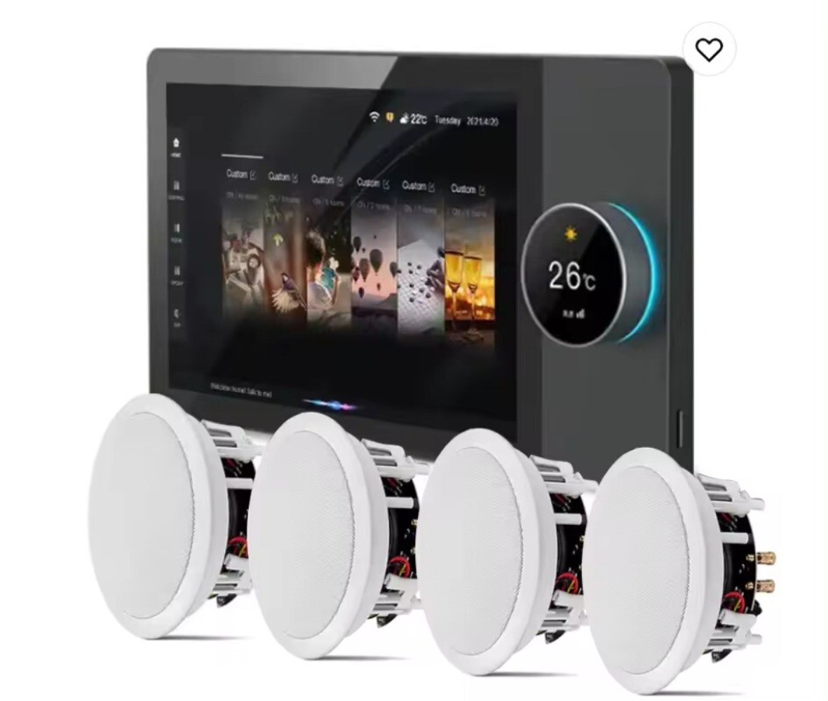 4-way Speakers Multi-functional Android 8 Inch Central Control Panel Smart Home