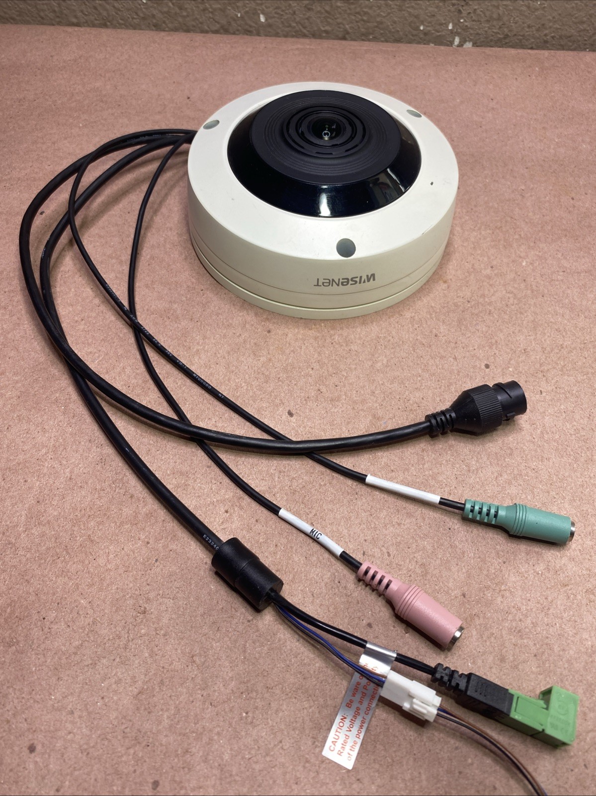 Wisenet XNF-8010R 6MP Indoor Fisheye Dome Camera with 360°