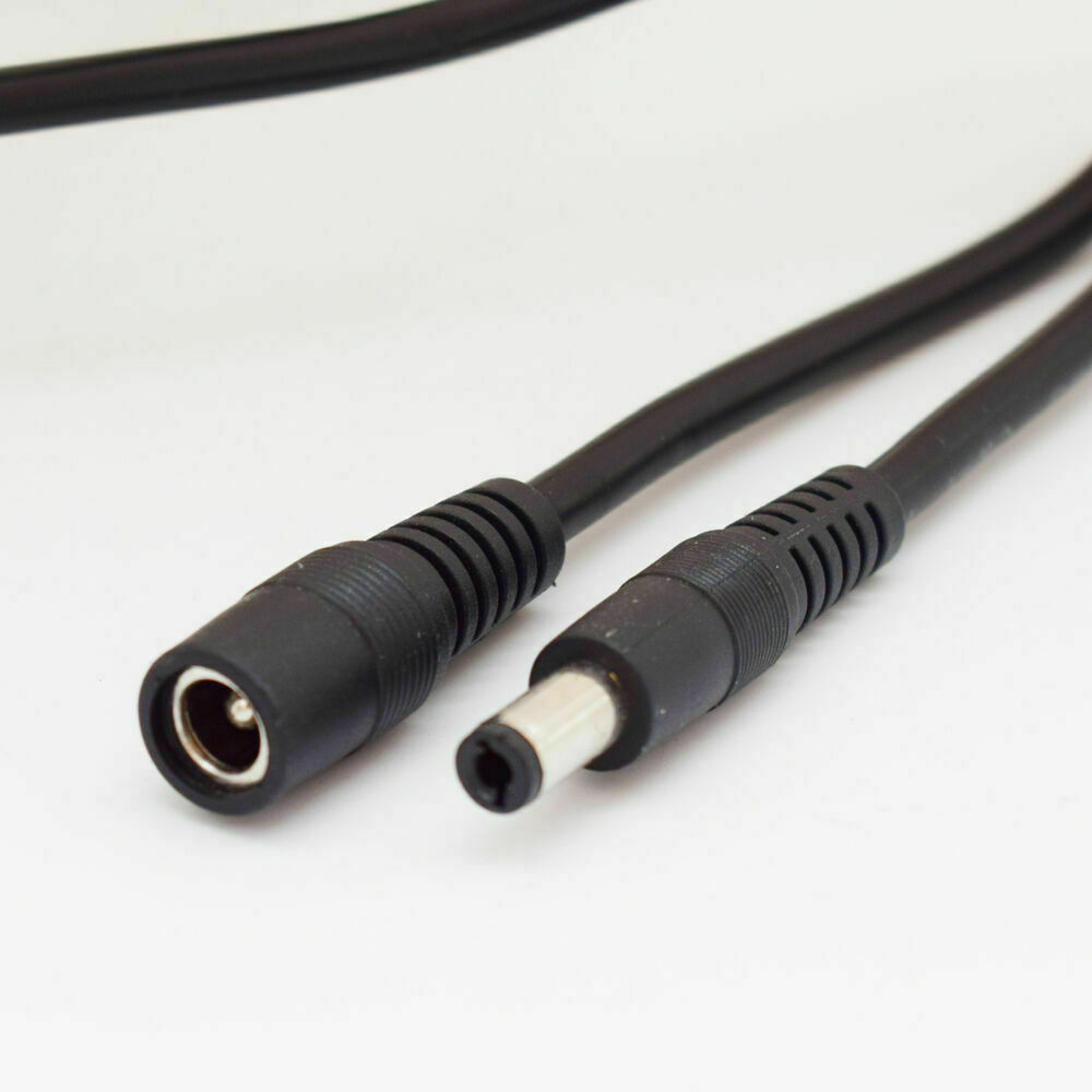 50pcs 1M/3.3ft DC Power Supply 5.5×2.5mm 2.5mm Male to Female Extension Cable