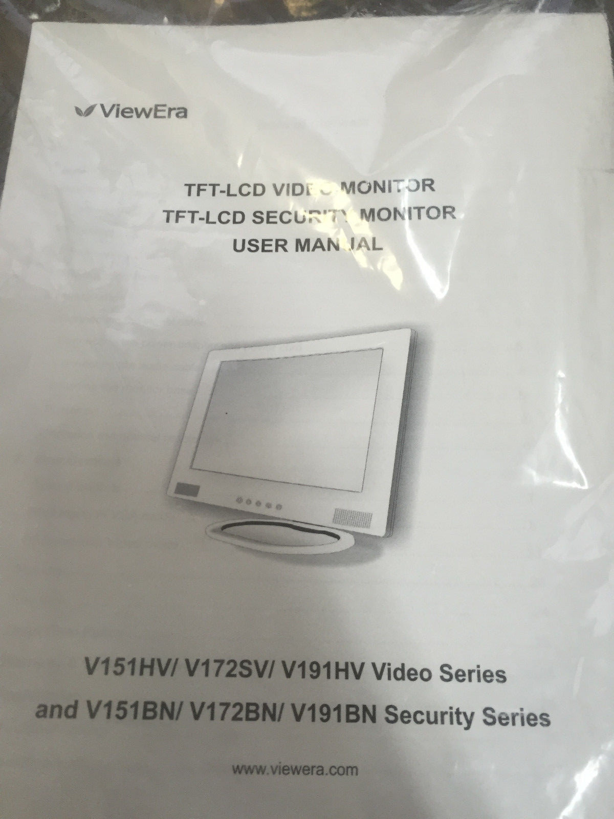 NEW: ViewEra TFT-LCD Video Monitor Hardware Components and User Manual