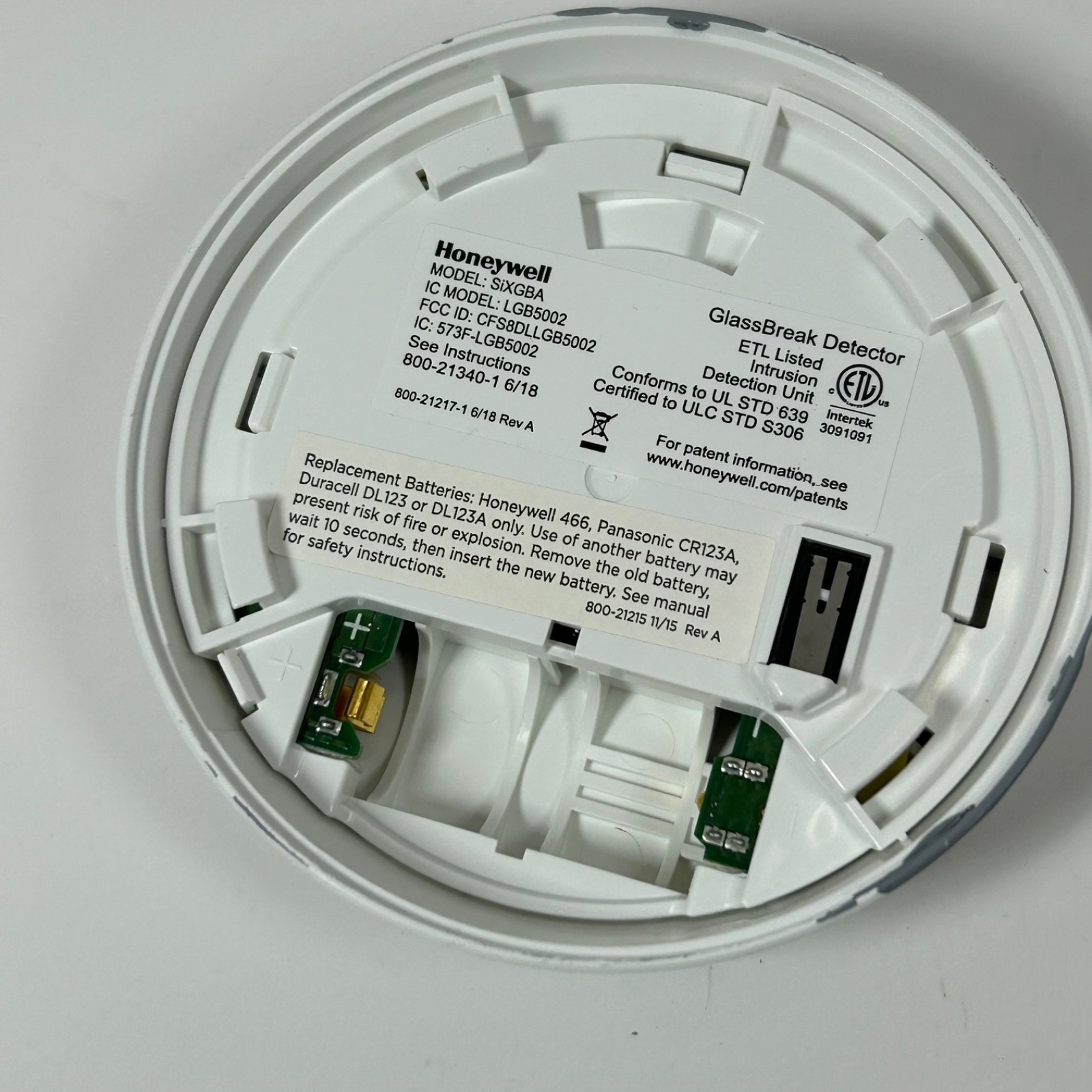 Honeywell Resideo SIXGBA Wireless Glass Break Detector