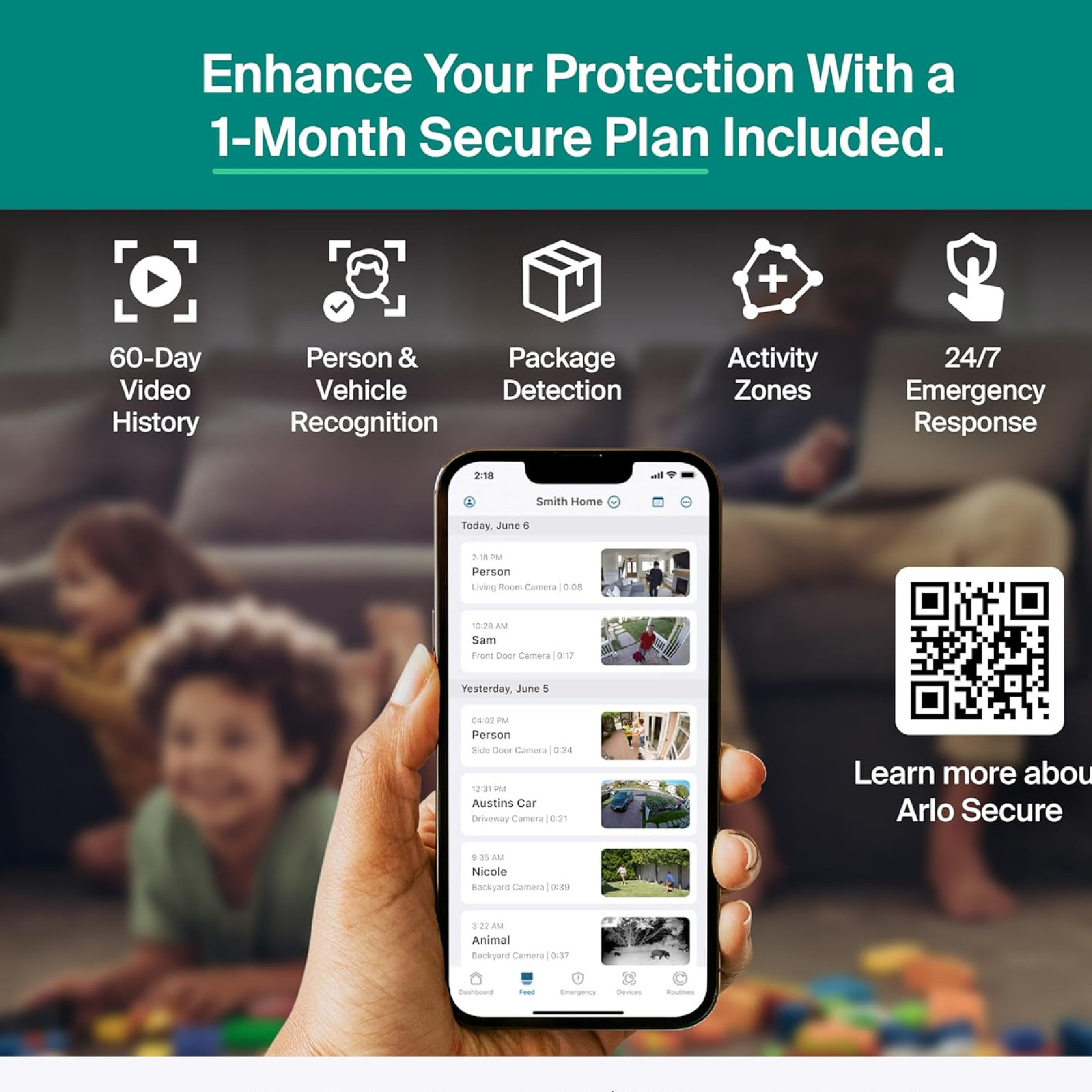 Arlo Essential Security Camera, 3rd Gen 2025, 1080p HD, Battery Powered,