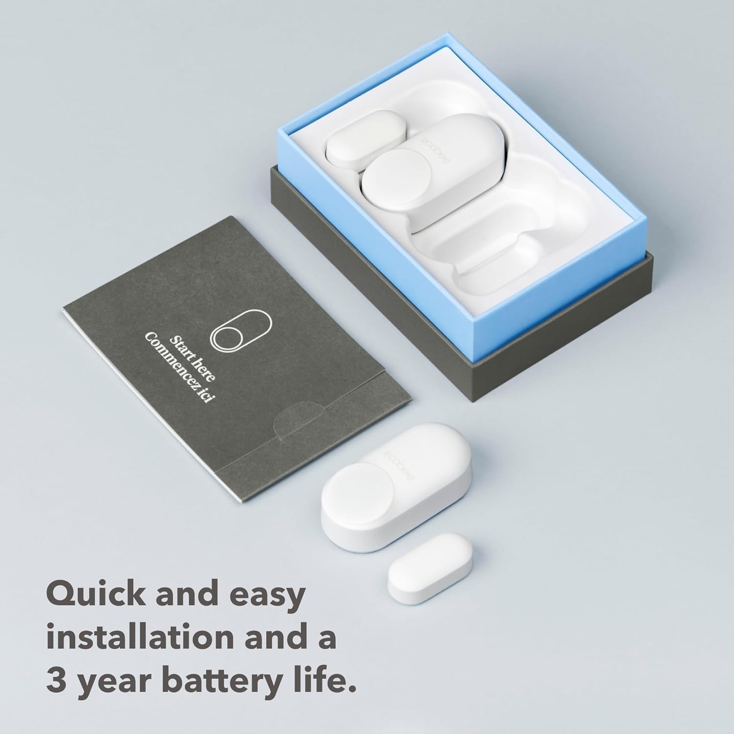 Smart Sensor for Doors & Windows 2 Pack – Wifi Contact Sensor for Home Securi…