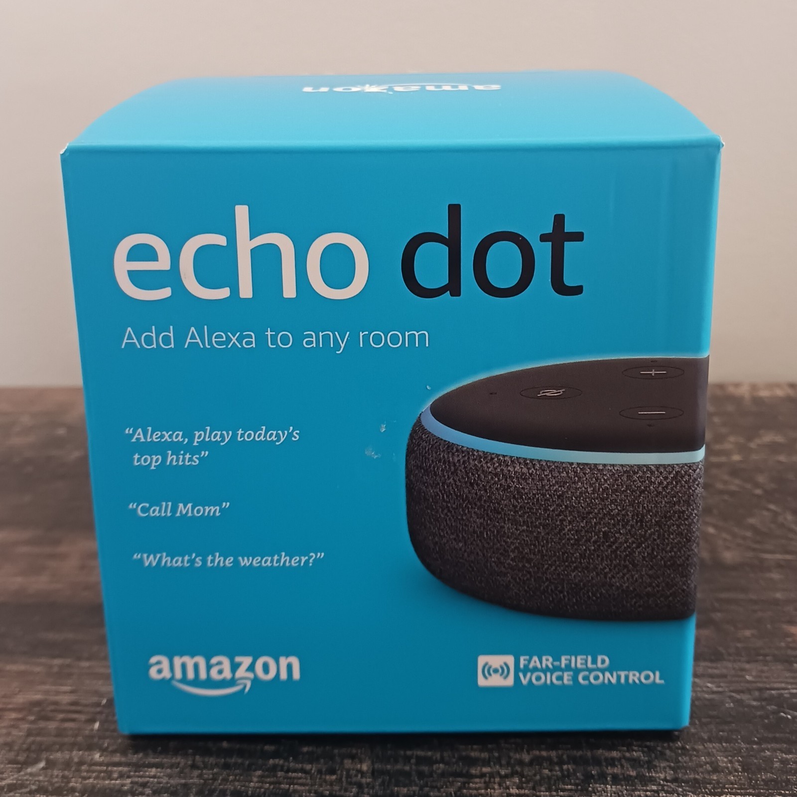 Amazon Echo Dot (3rd Generation) Smart Speaker with Alexa – Charcoal