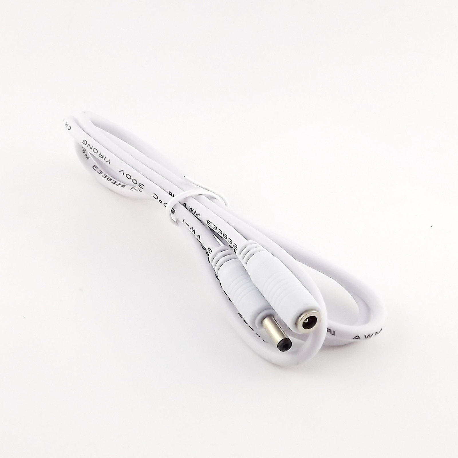 3FT White DC Power 3.5mm x 1.35mm Female to Male Camera Extension Adapter Cable