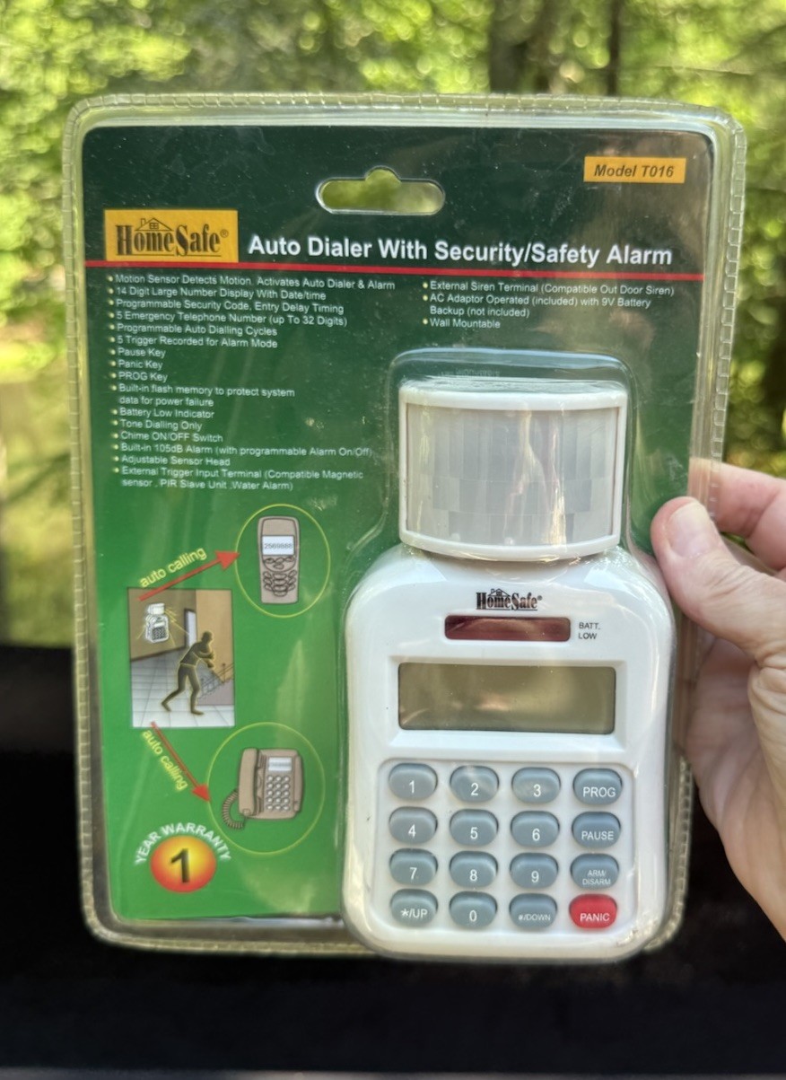 Homesafe Wireless System t015rpk2 Auto-Dialer Motion Detector Keyboard NEW OS6