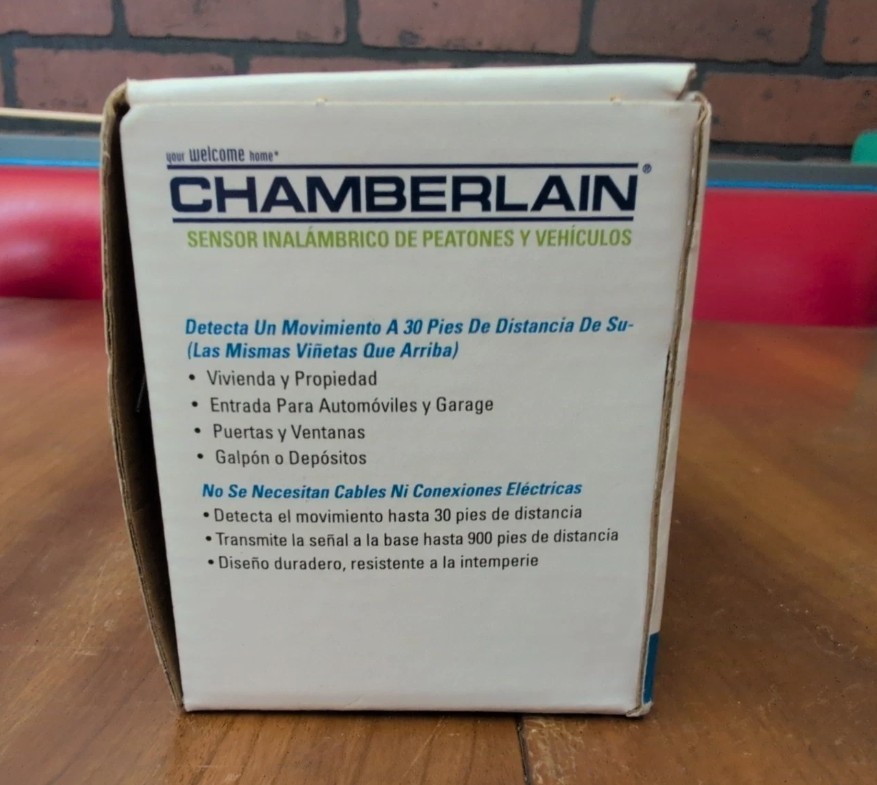 Chamberlain Wireless Pedestrian & Vehicle Sensor PIR2300R Open Box